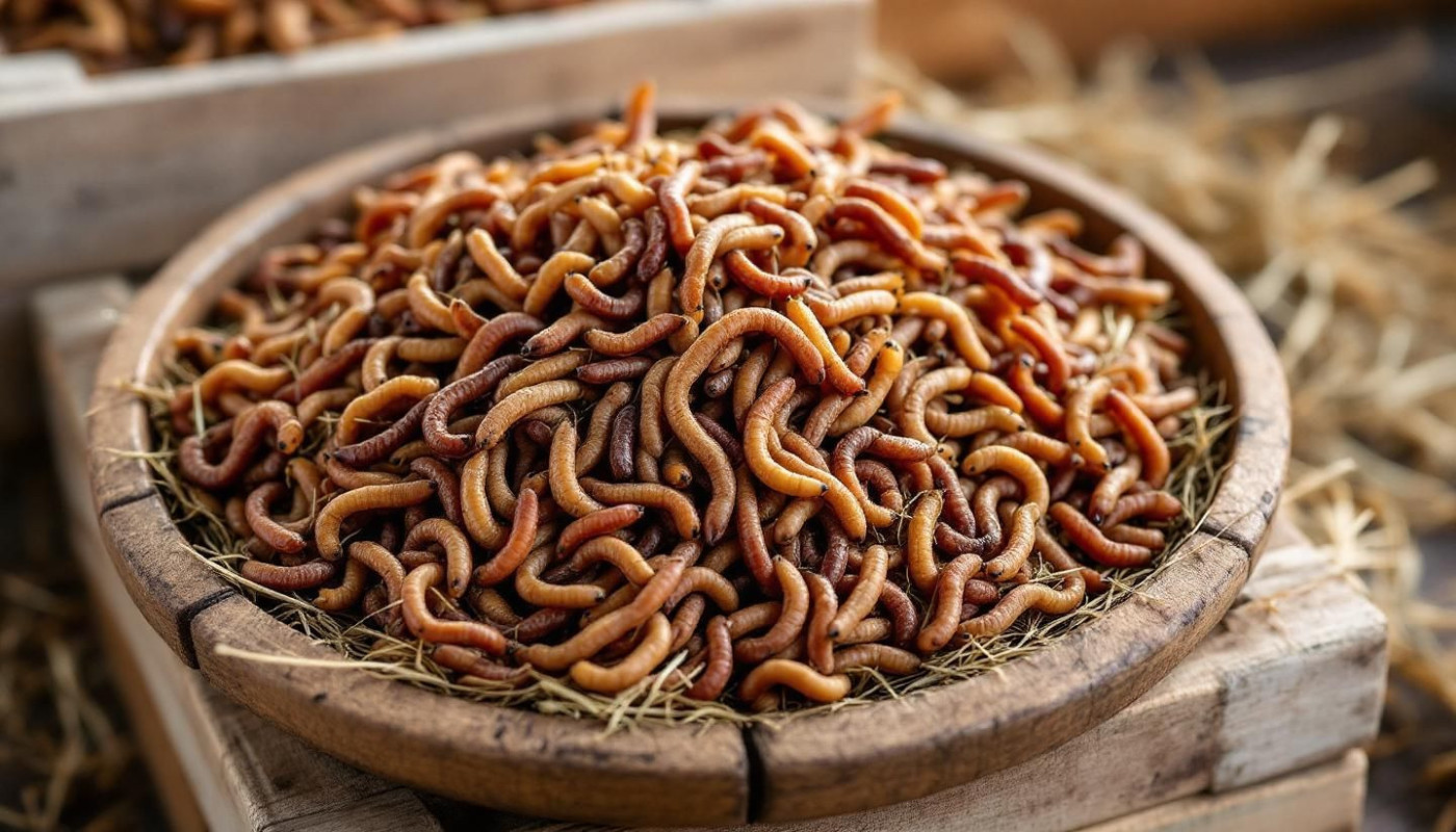 Comment les vers de farine séchés révolutionnent-ils l'alimentation animale ?